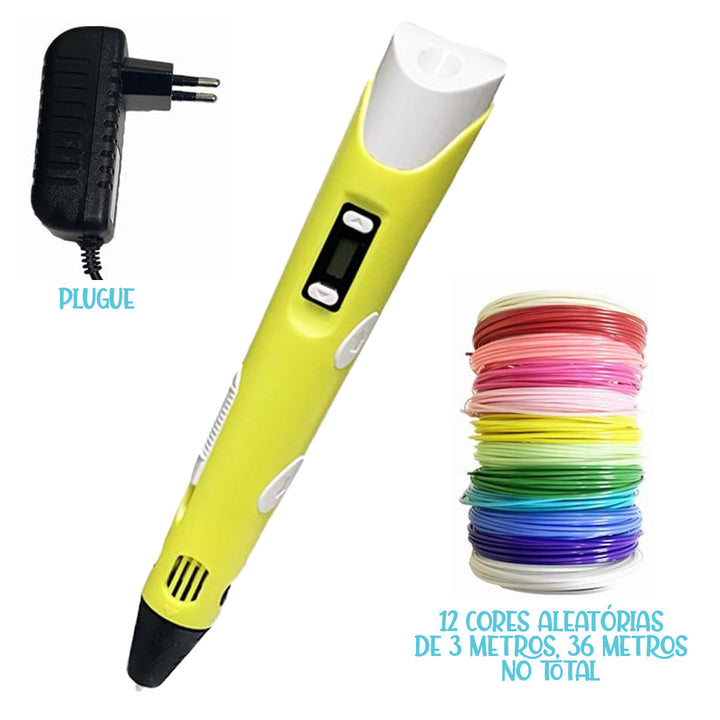 3D Pen Caneta de Desenho