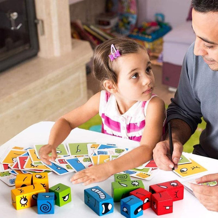 Jogo Educacional Face Mágica Blocos de construção - bazzy.com.br