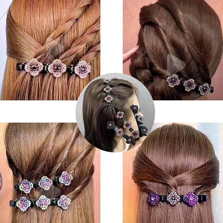 Hairclip Style- Presilha De Cabelo Trançado De Pedras Strass - Tendência 2022