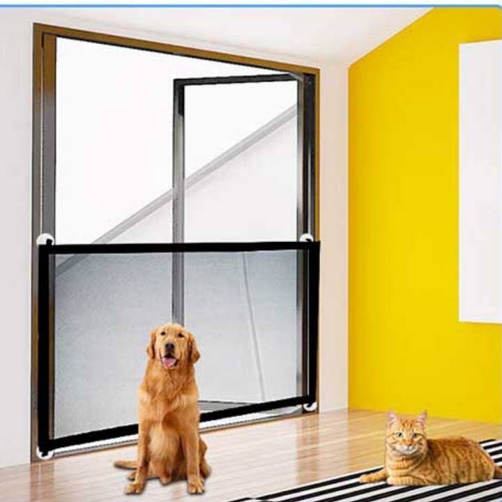 Portão de rede Magic PET Gate Safe - bazzy.com.br