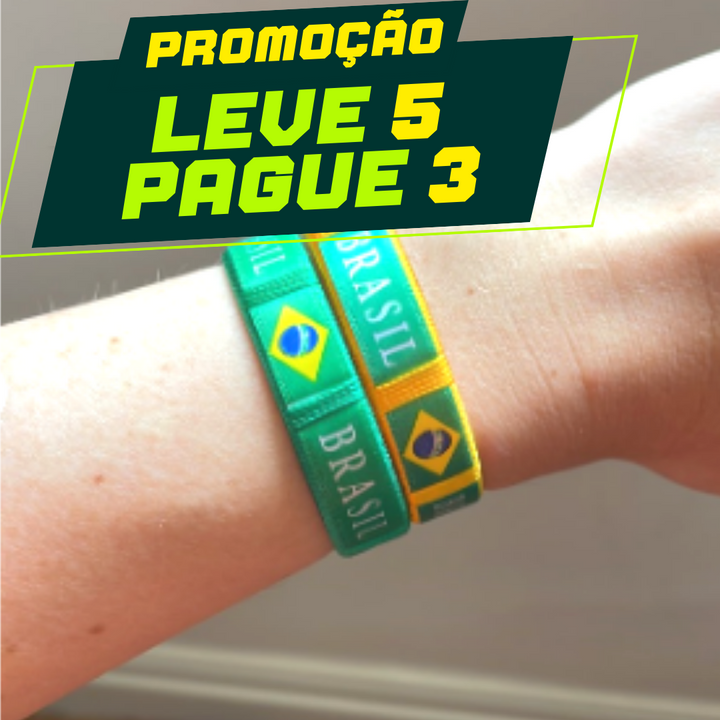Pulseira do Brasil (Versão Exclusiva)LEVE 5 PAGUE 3