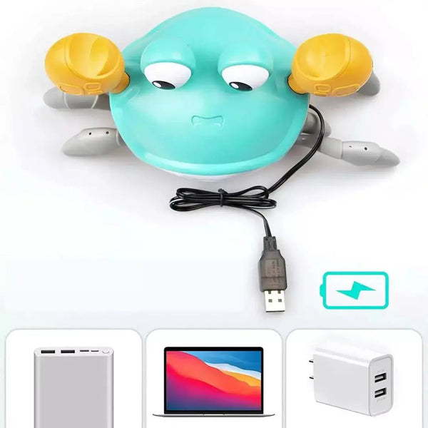 Caranguejo Fujão USB - com Luzes e Som - bazzy.com.br