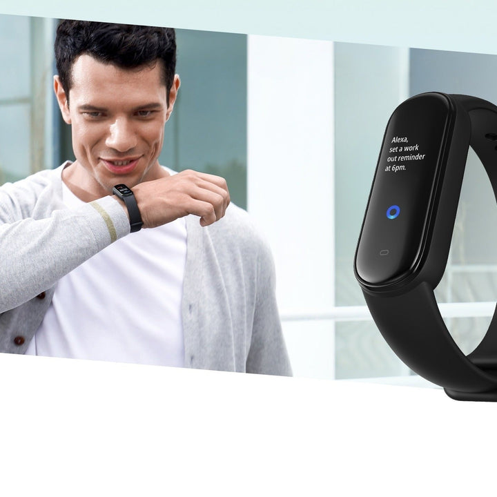 Smartwatch amazfit band 5 Versão Global Bt 5.0 com Alexa - à Prova d'água