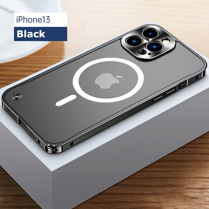 Case para iPhone com estrutura de Metal Magnético