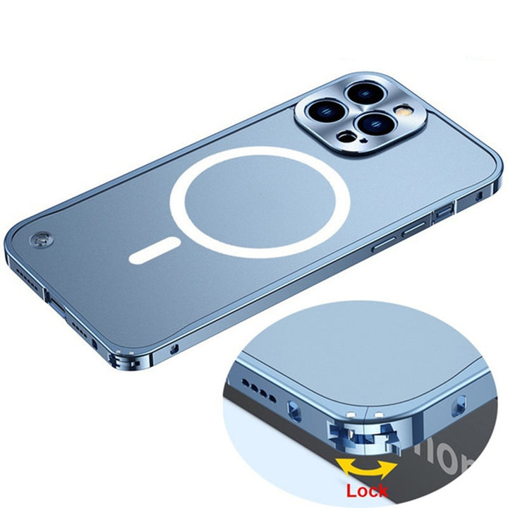 Case para iPhone com estrutura de Metal Magnético
