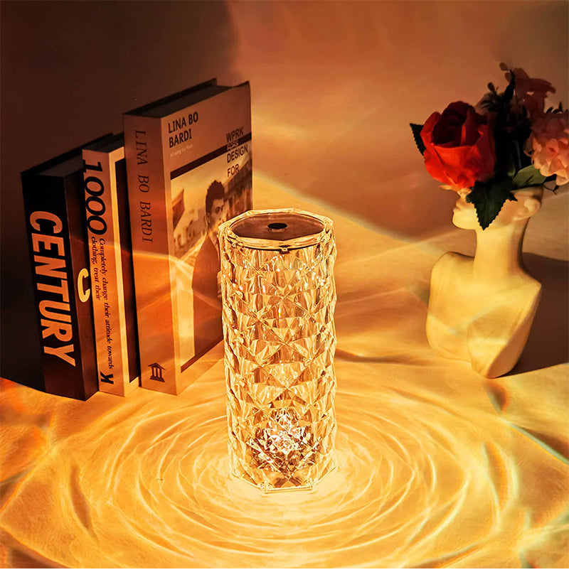 Luminária de Luxo Cristal 3D