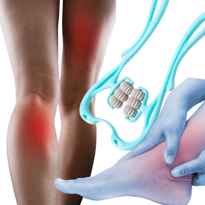 Massageador de pescoço cervical 6 Rolos
