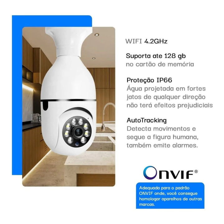 lampada camera wifi