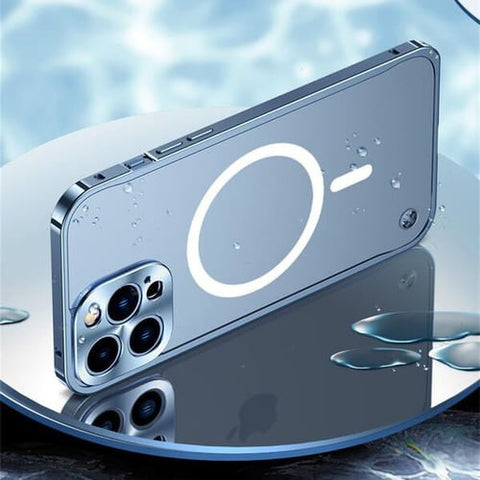 Case para iPhone com estrutura de Metal Magnético